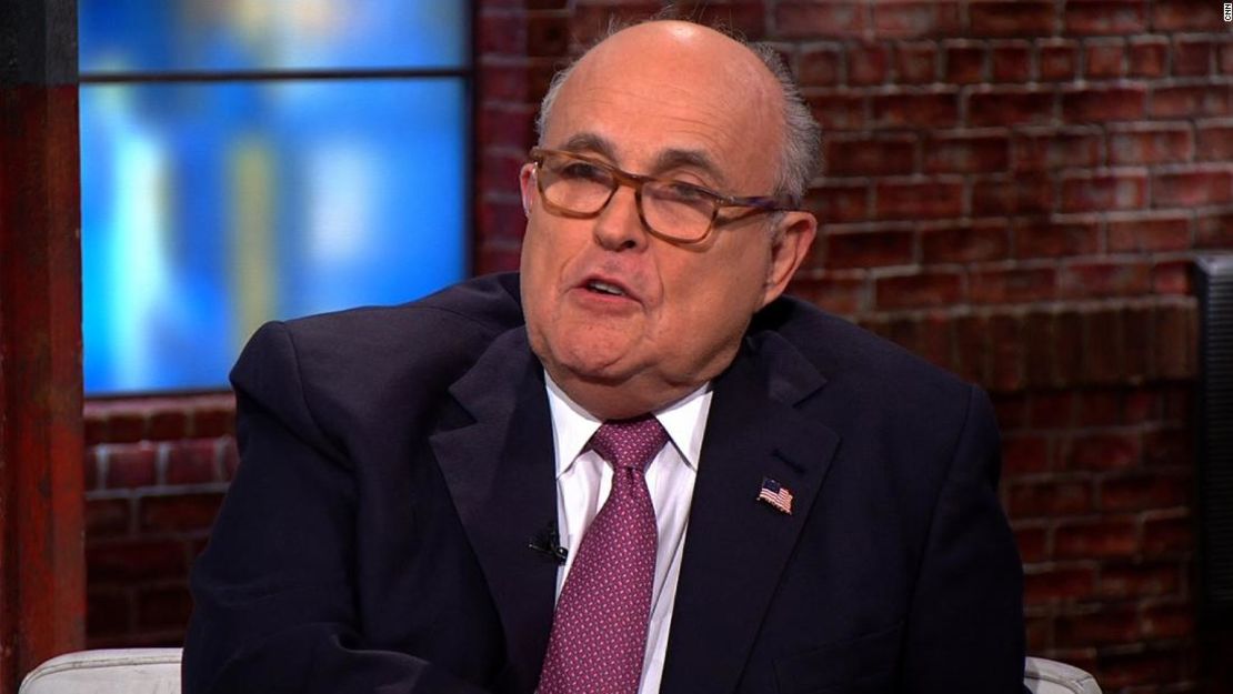 Rudy Giuliani, abogado de Donald Trump, presidente de Estados Unidos.