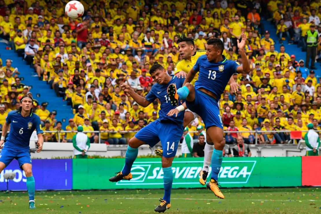 Foto de archivo. Colombia vs. Brasil en el estadio Metropolitano de Barranquilla el 5 de septiembre de 2017.