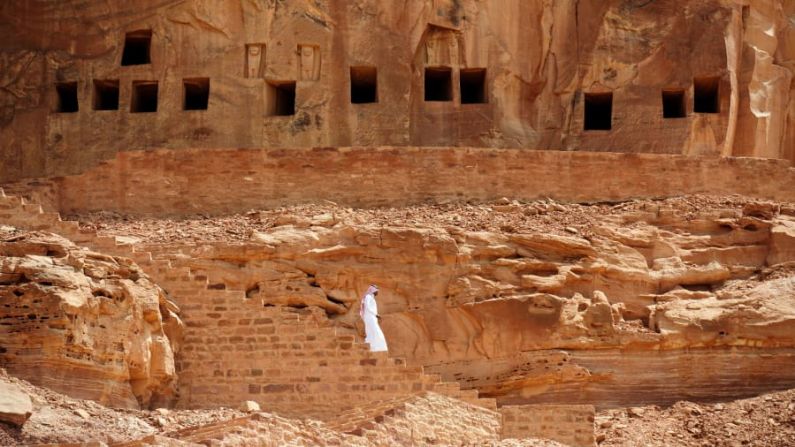 Al-Ula, Arabia Saudita. Tras un acuerdo histórico con Francia, la antigua ciudad de Al-Ula, famosa por sus tesoros arqueológicos, se prepara para el desarrollo turístico y cultural.