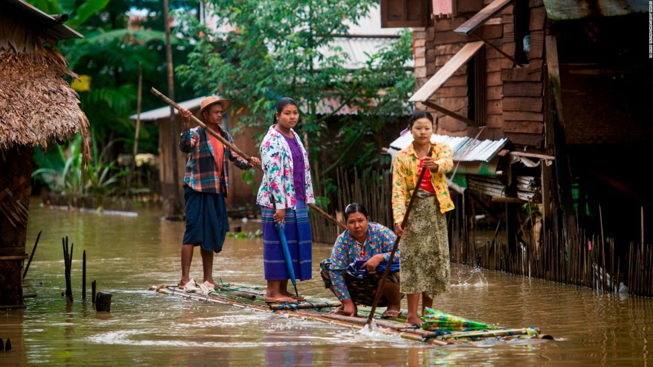 CNNE 550261 - inundaciones en myanmar dejan al menos 15 muertos