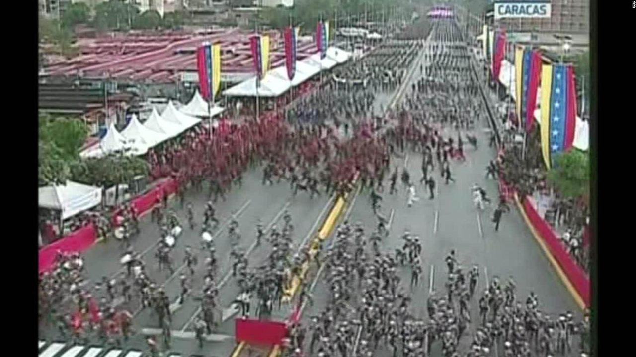 CNNE 550469 - interrumpen evento de maduro en caracas por serie de ruidos