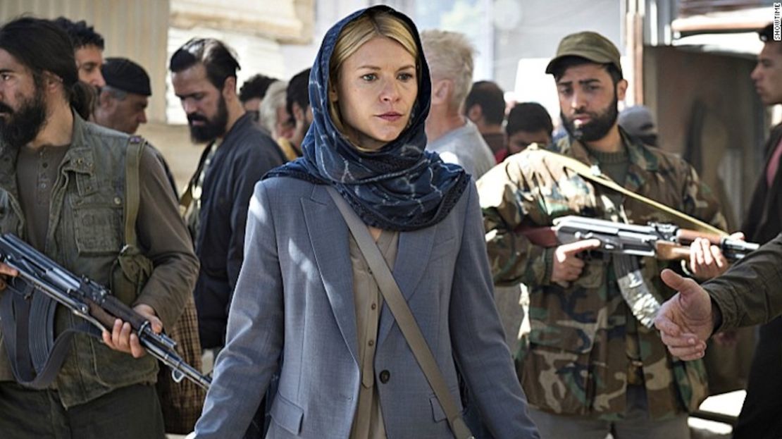 Claire Danes interpreta a Carrie Mathison en Homeland.