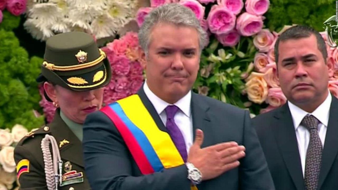 CNNE 551220 - asi juramento ivan duque como presidente de colombia