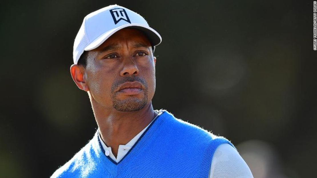 Tiger Woods, durante su participación en el Torneo de Carnoustie este año, en Escocia.