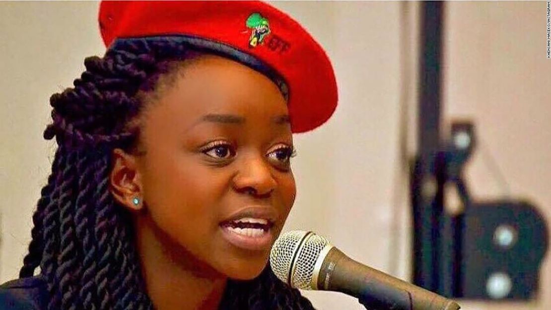 Khensani Maseko, estudiante de la Universidad de Rhodes en Grahamstown, dijo que fue violada por otro estudiante en mayo pasado, según un comunicado de la universidad.