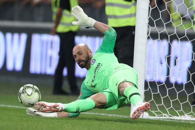 ARGENTINA: Willy Caballero del Chelsea.