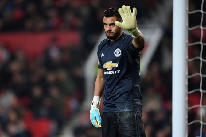 ARGENTINA: Sergio Romero del Manchester United.