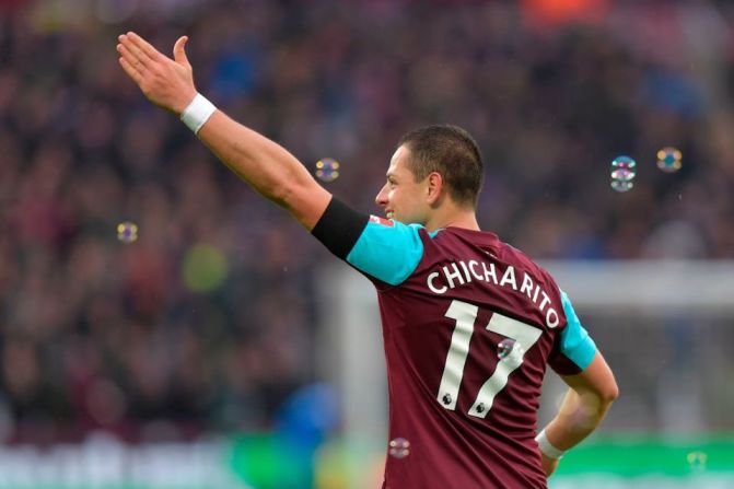 MÉXICO: Javier Hernández del West Ham.