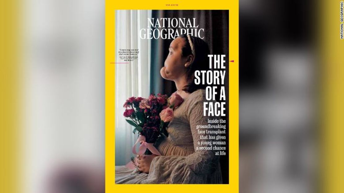 La portada de National Geographic, con la historia de Katie.