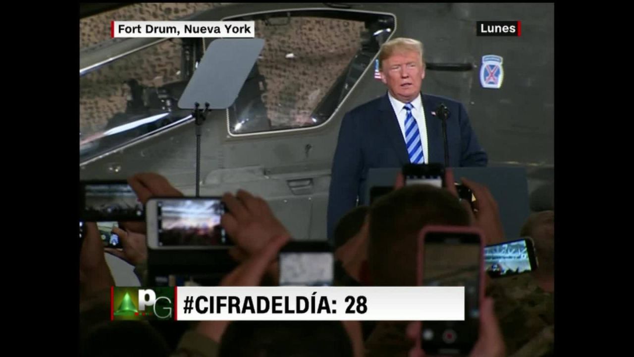 CNNE 553608 - donald trump hablo 28 minutos en la firma de nueva ley de defensa nacional