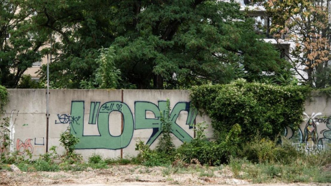 Parte del muro hallado en Berlín y que había permanecido oculto hasta hoy.