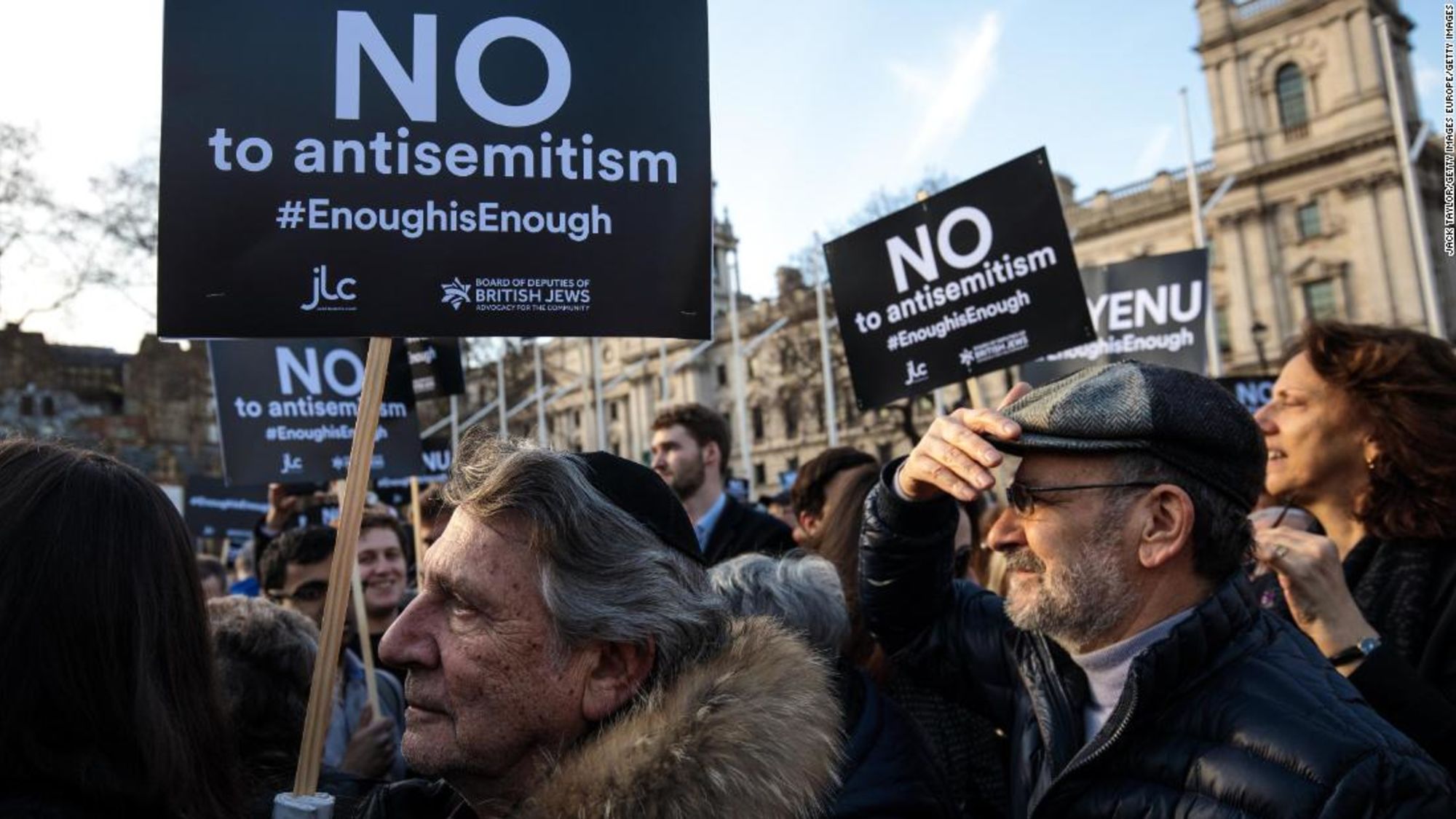 CNNE 554443 - 180328082743-anti-semitism-protest-london-8-super-tease