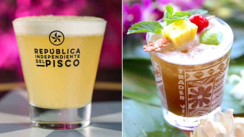 De Chile a Tokio: la cultura coctelera vibra en todo el mundo, ya sea con Pisco Sours en Chile o con el clásico Mai Tai en el Trader Vic's de Tokio.