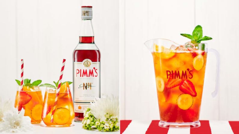 Pimm's Cup: el refrescante coctel se sirve prácticamente en todos los eventos elegantes de Gran Bretaña, pero está más íntimamente ligado al torneo de tenis de Wimbledon.