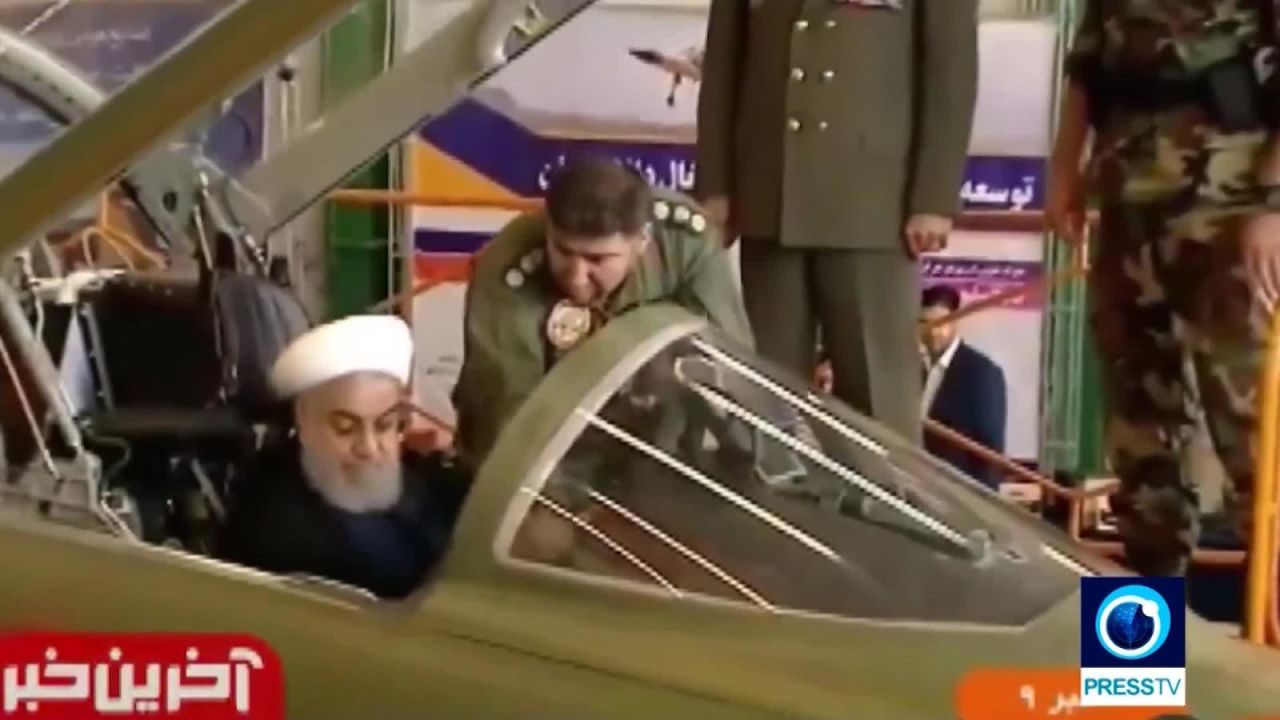 CNNE 555359 - hassan rouhani hace alarde de su poderio militar