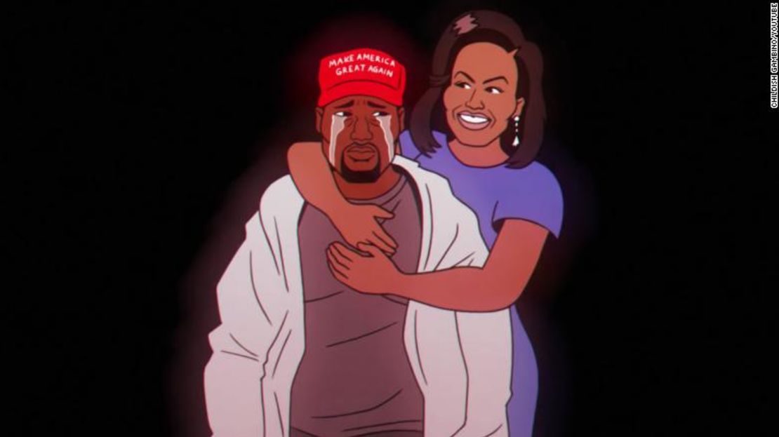 CNNE 558924 - kanye west y michelle obamakanye west y michelle obama