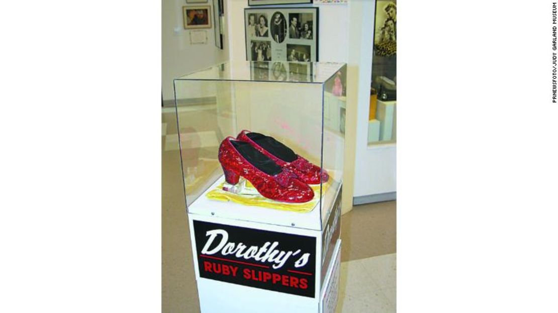 Los zapatos fueron robados en 2005 del Museo Judy Garland en Grand Rapids, Minnesota.