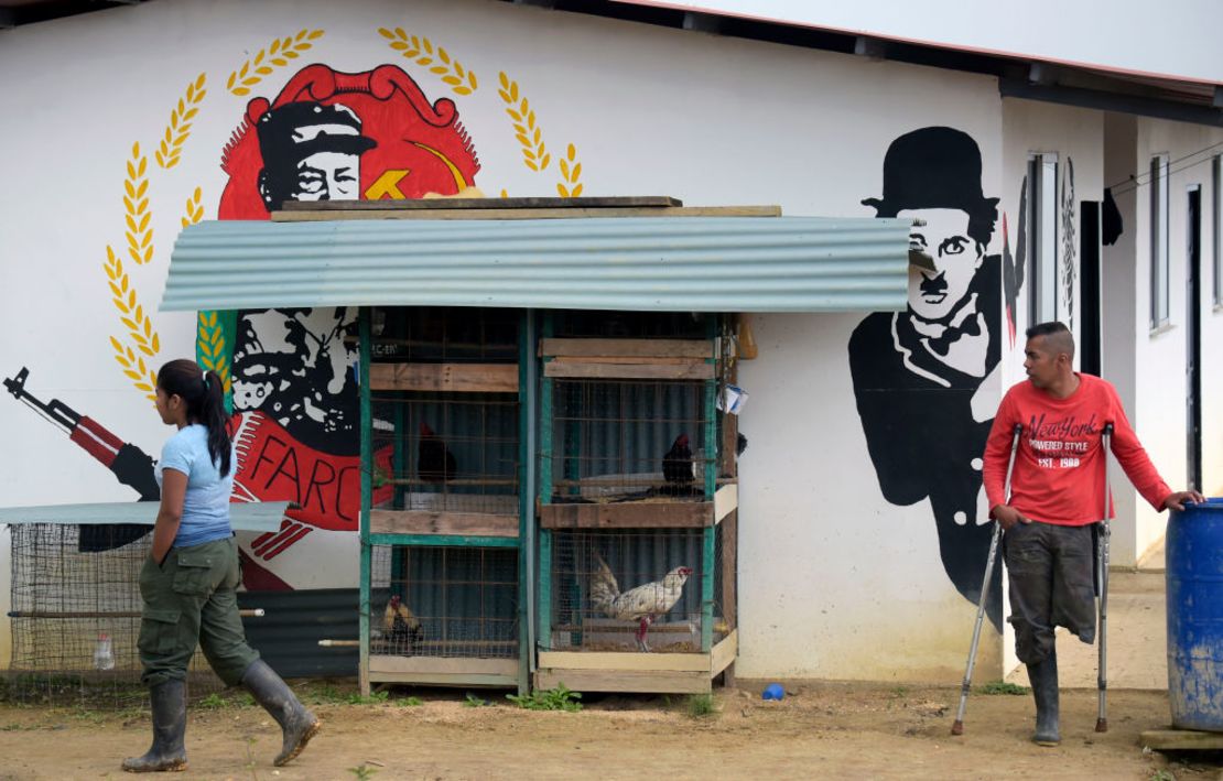 Imagen de archivo. En esta foto aparecen exguerrilleros de las FARC en el Espacios Territorial de Capacitación y Reincorporación (ETCR) Antonio Nariño, en Iconozco, en el departamento de Tolima.