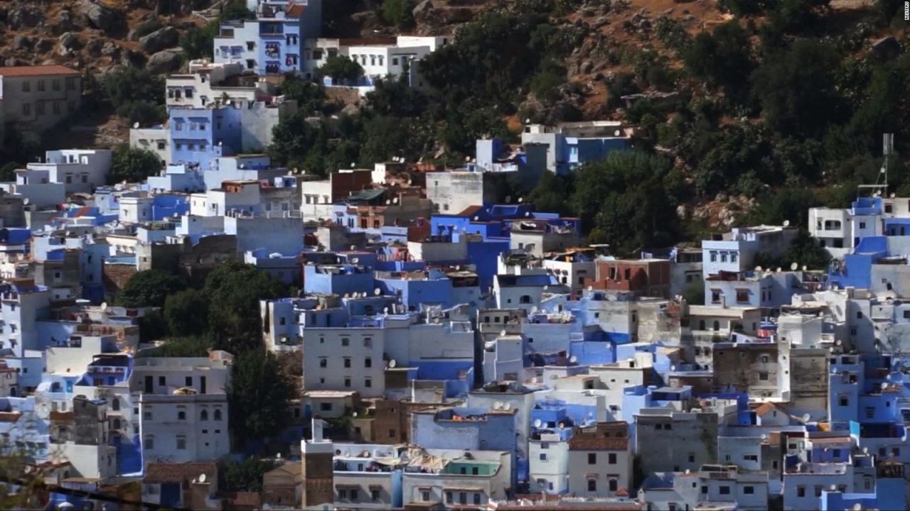 CNNE 568336 - #laimagendeldia- chauen, la ciudad donde todo es azul