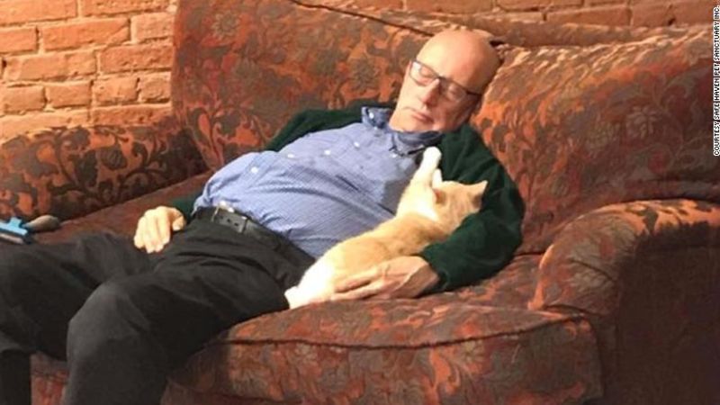 Este hombre de 75 años pasa sus días durmiendo con gatitos. Así ha recaudado más de 30.000 dólares | CNN