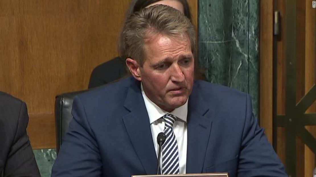 El senador republicano Jeff Flake.