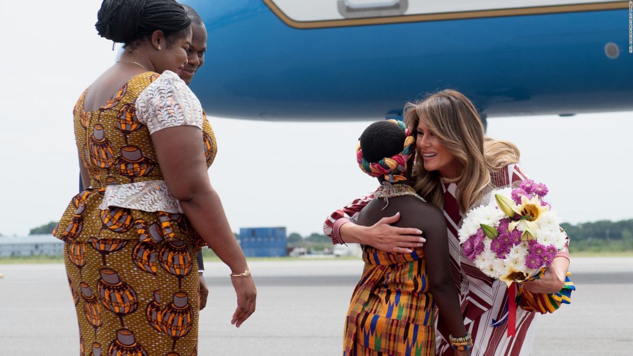 CNNE 574129 - melania trump esta de visita diplomatica y humanitaria en africa