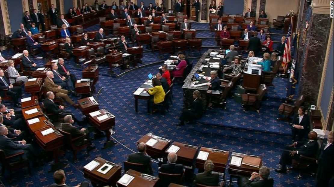 Votación del viernes en el Senado en el proceso para la confirmación de la nominación de Brett Kavanaugh.