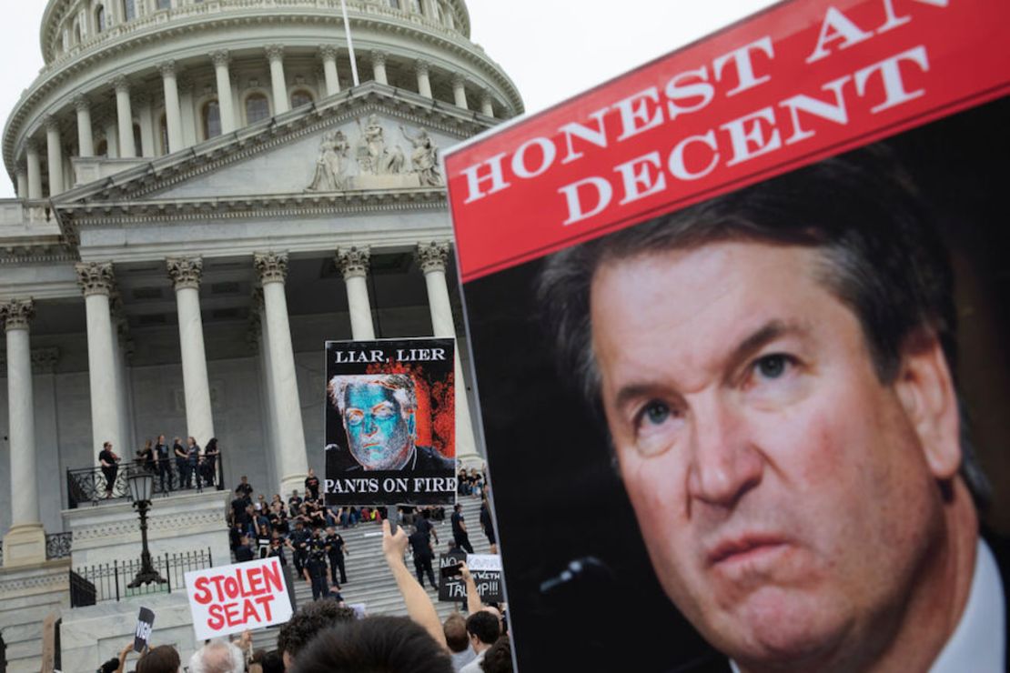 Protestas en Washington contra Brett Kavanaugh.