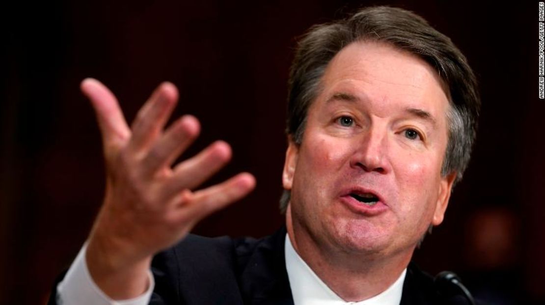 Brett Kavanaugh, durante su audiencia en el Senado de Estados Unidos.