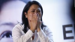 Keiko Fujimori permanece detenida en Lima, Perú.