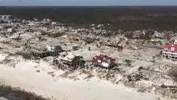 CNNE 576979 - asi se ve desde el aire la destruccion en mexico beach, florida