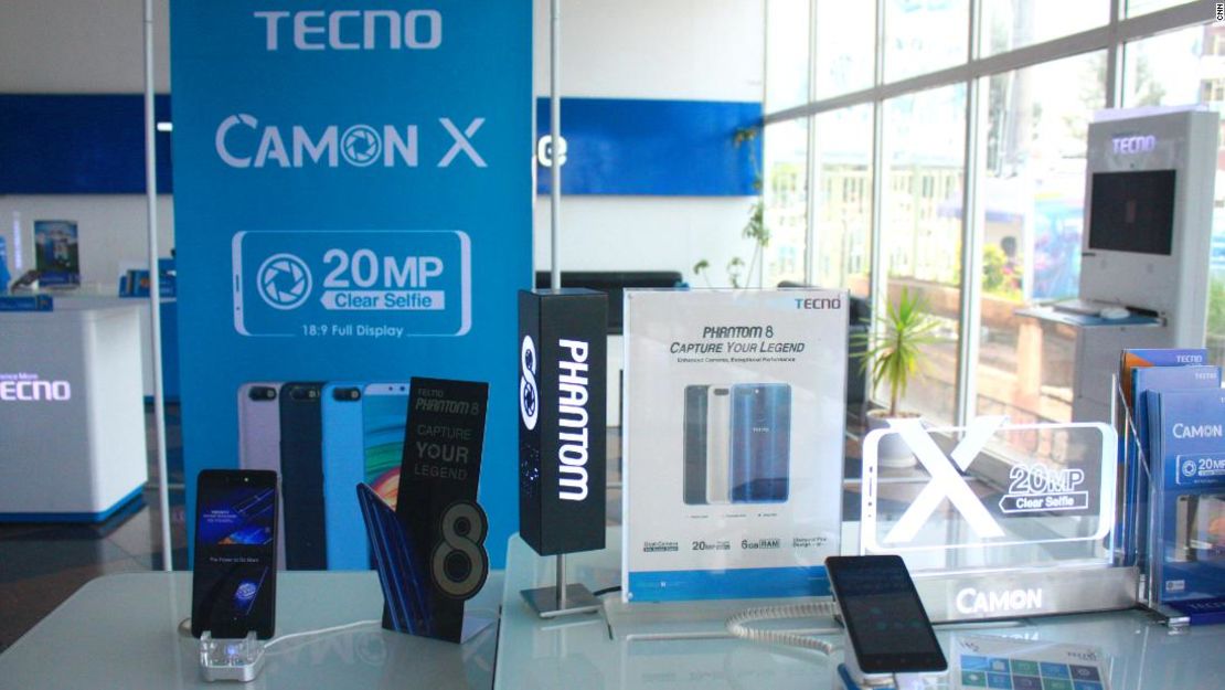 Una tienda de Tecno en Addis Abeba, Etiopía.