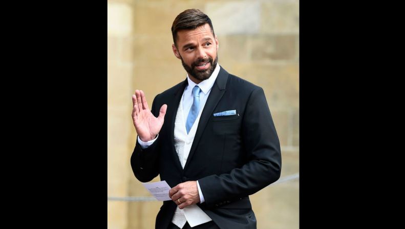 Ricky Martin es uno de los famosos invitados a la boda.