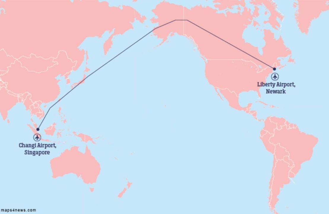 CNNE 578062 - mapa-singapore-airlines-vuelo mas largo del mundo