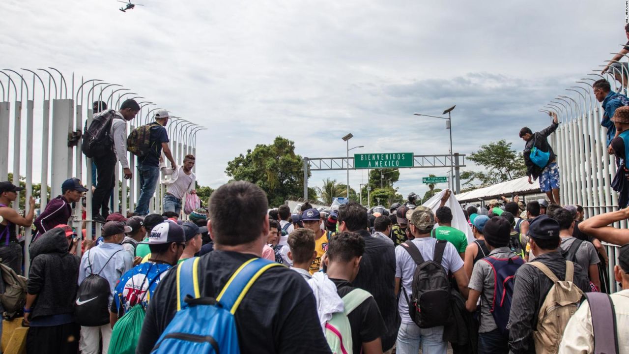 CNNE 579627 - caravana hacia ee-uu-, ¿que reclaman los migrantes?