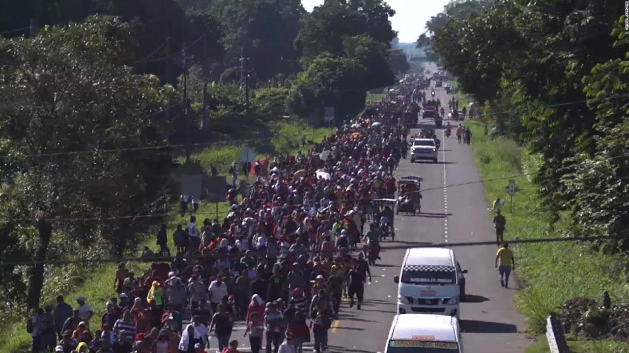 CNNE 580116 - amnistia internacional- uno de cada cuatro personas de la caravana es un nino