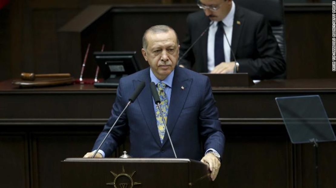 El presidente de Turquía Recep Tayyip Erdogan