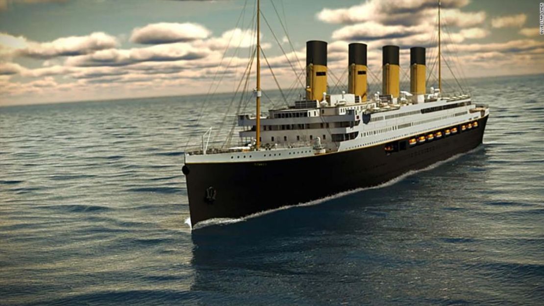 Así se vería el Titanic II.