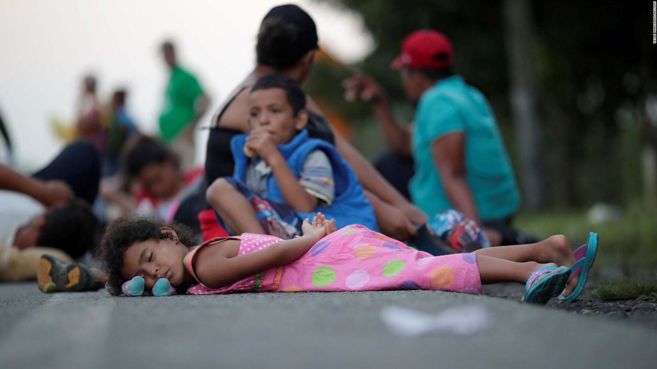 CNNE 581427 - la caravana de migrantes hacia ee-uu-, en fotos