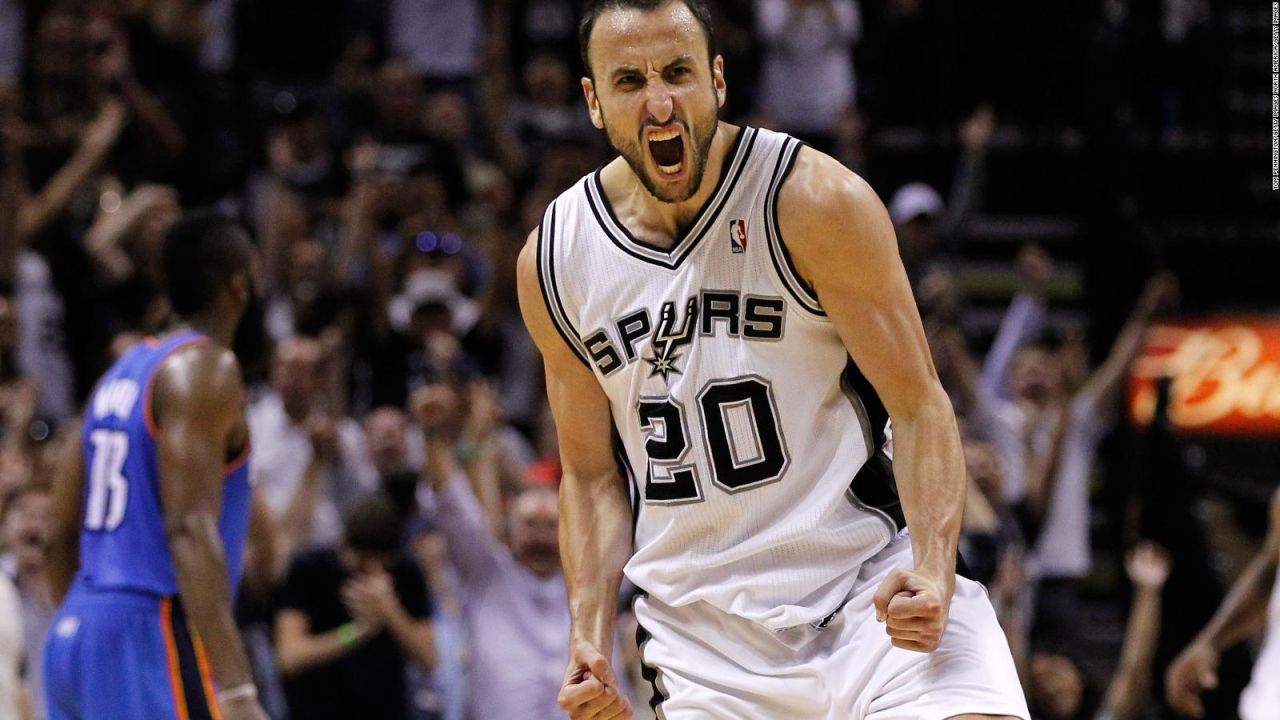 CNNE 583085 - spurs de san antonio no tendran la camiseta 20 tras el retiro de manu ginobili