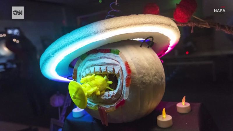 Esto pasa cuando la nasa hace un concurso de decoración de calabazas | cnn