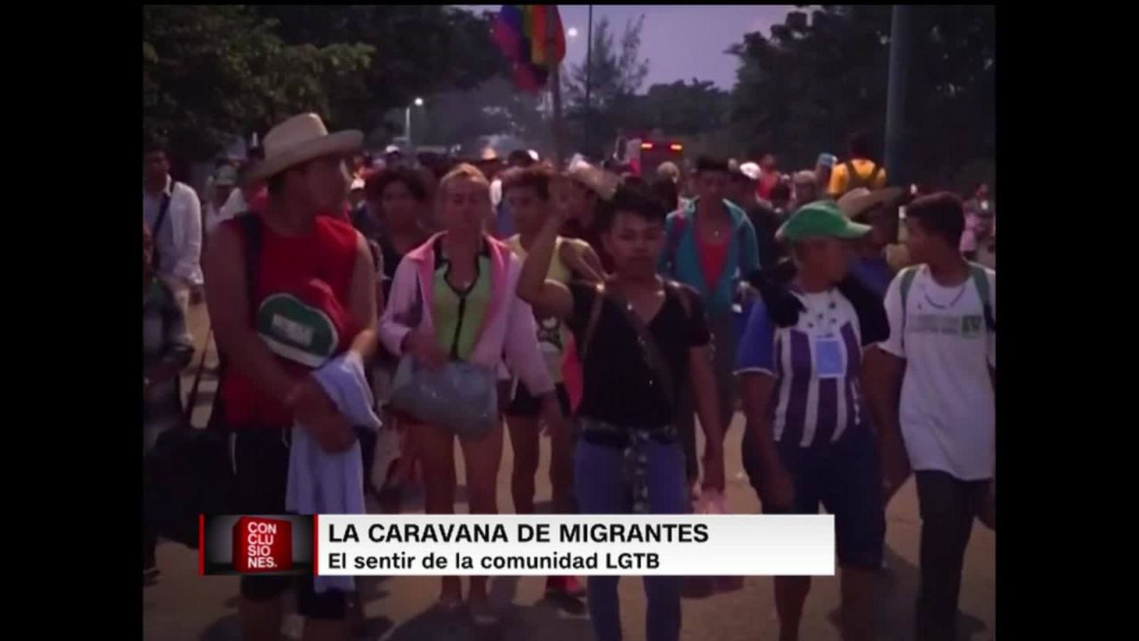 CNNE 584430 - otro motivo para migrar- el testimonio de algunos miembros de la comunidad lgbt que marchan en la caravana de migrantes