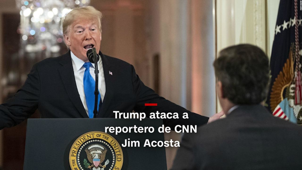 CNNE 585756 - #minutocnn- trump ataca a reportero de cnn jim acosta