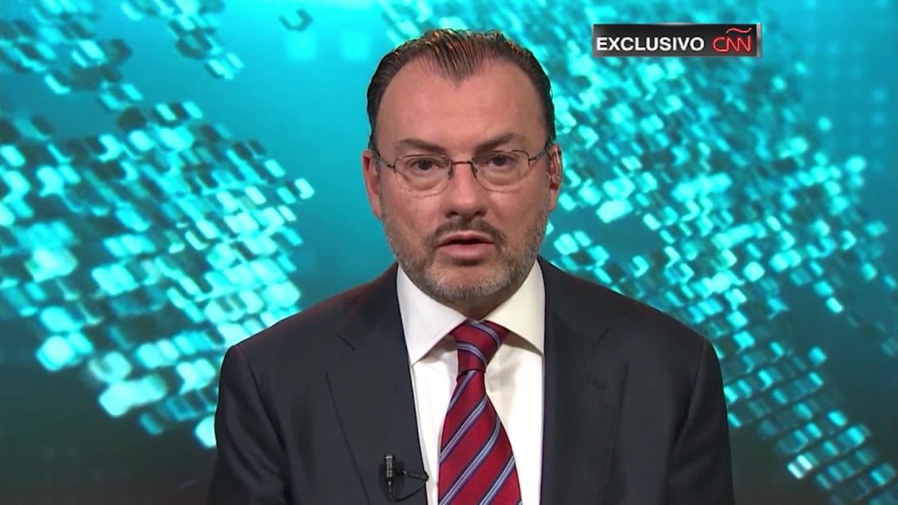 CNNE 586067 - luis videgaray sobre caravana migrante- "esto es una crisis humanitaria"