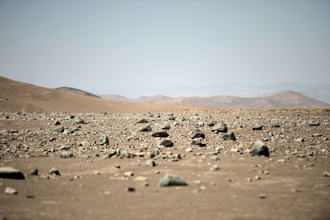 Vista general de la zona de Yungay, la zona más árida del desierto de Atacama, el más seco del mundo.