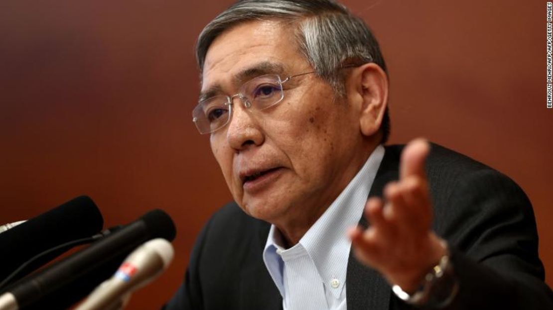 La inflación aún no está cerca del objetivo del gobernador del Banco de Japón Haruhiko Kuroda.