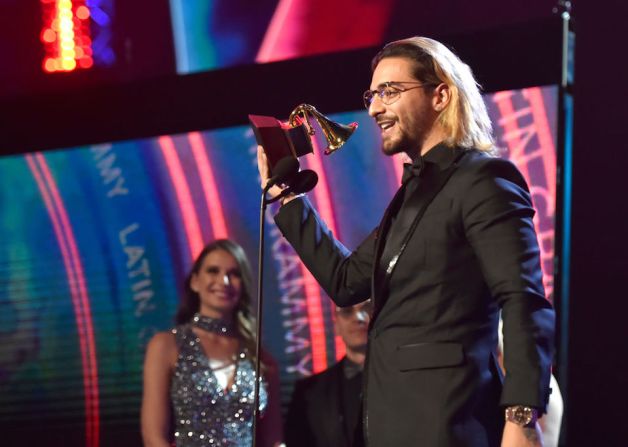 Maluma ganó el premio a Mejor Álbum Vocal Pop contemporáneo por "F.A.M.E".