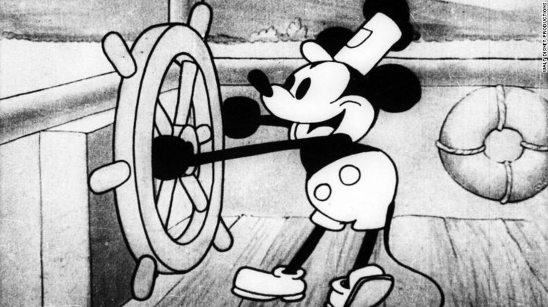 Mickey Mouse debutó en el filme animado "Steamboat Willie" el 18 de noviembre de 1928.