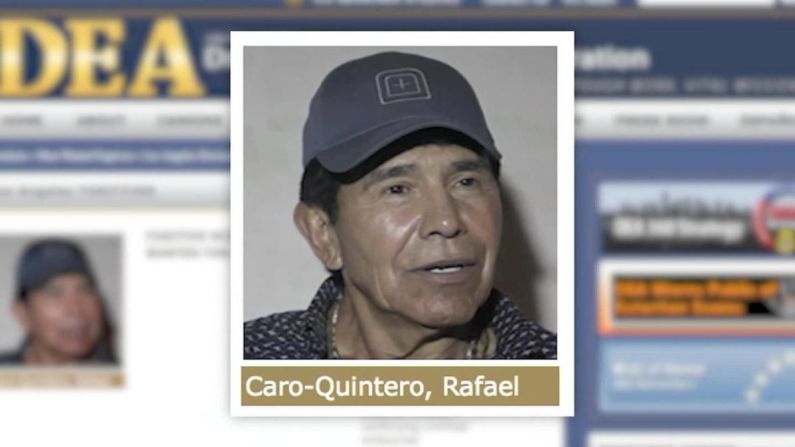 Rafael Caro Quintero, llamado Capo de Capos sigue activo y sería, junto al Mayo Zambada, líder del Cartel de Sinaloa. Recompensa: US$ 20 millones
