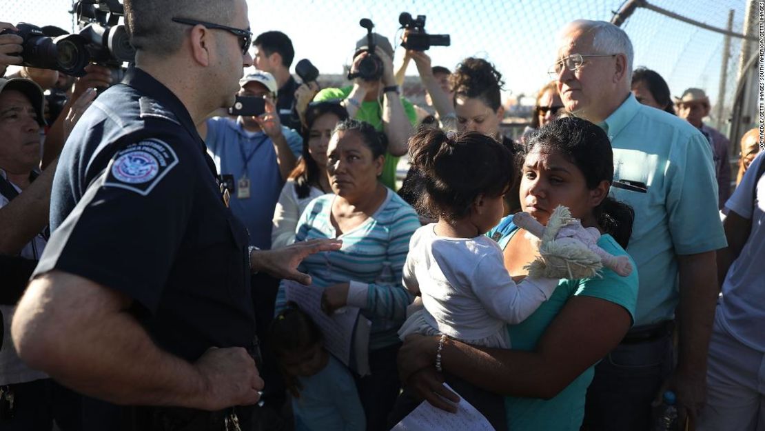 Inmigrantes en Ciudad Juárez, México, el 20 de junio de 2018.